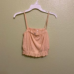 Pacsun Me to We ruffled crop top